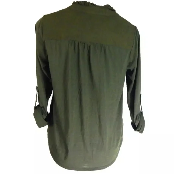 Porridge Anthropologie Aidan Tab Sleeve Top - Picture 4 of 5